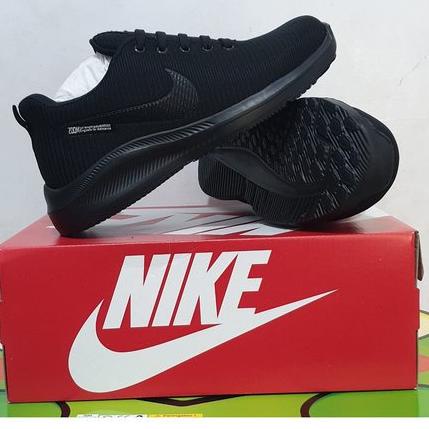 (R-9&Y㊚) SEPATU SEKOLAH ANAK HITAM POLOS NIKE PRIA WANITA FREE BOX viral