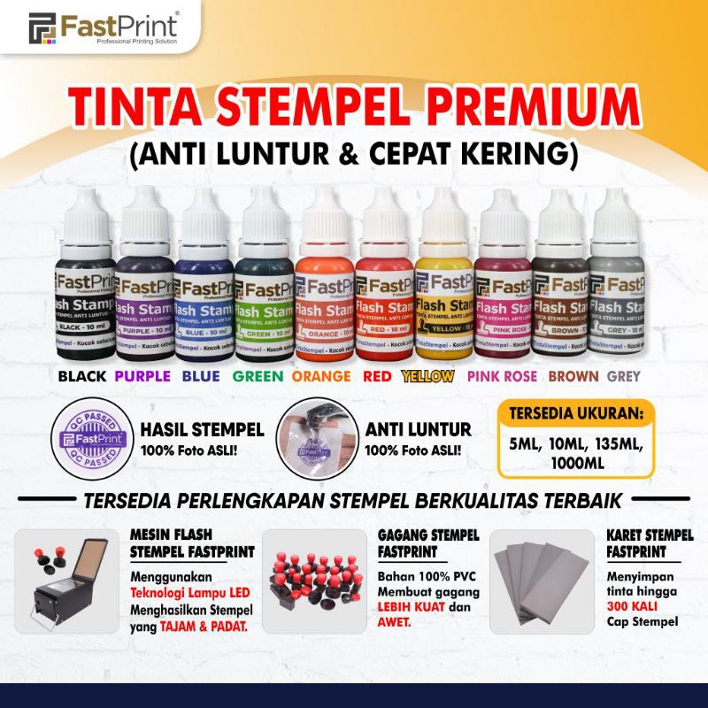 

Tinta Stempel Flash Fast Print (10 ml)