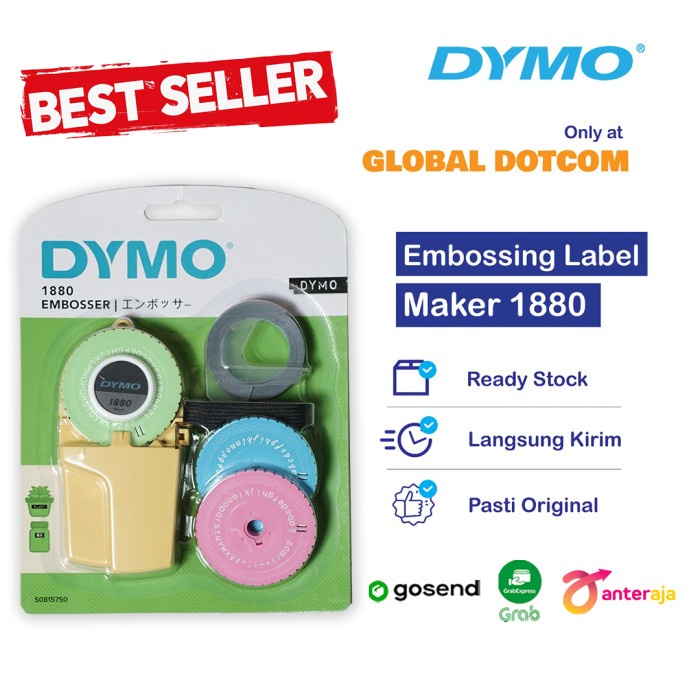 

Stiker Dymo 1880 Manual Label Maker Emboss Plastick Pvc