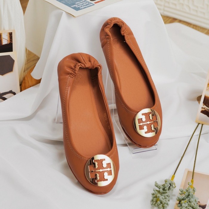 Sepatu Wanita Tory Burch TB-500 Ballerina Sepatu Flat Tory Burch