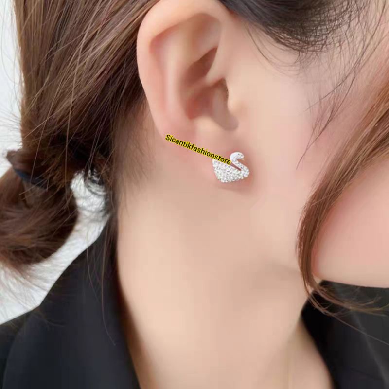 Anting Angsa Wanita Titanium Anti Karat selamanya Anting Wanita Kekinian Anting Angsa Wanita Trending  Asli Titanium Anti Karat Selamanya Inisial Terbaru Kekinian