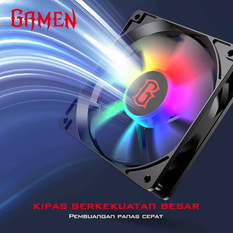 GAMEN Gaming Fan Case RGB PC GCF100