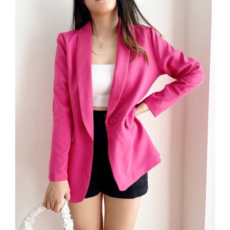 blazer kantor premium scuba / blazer formal / blazer untuk kuliah