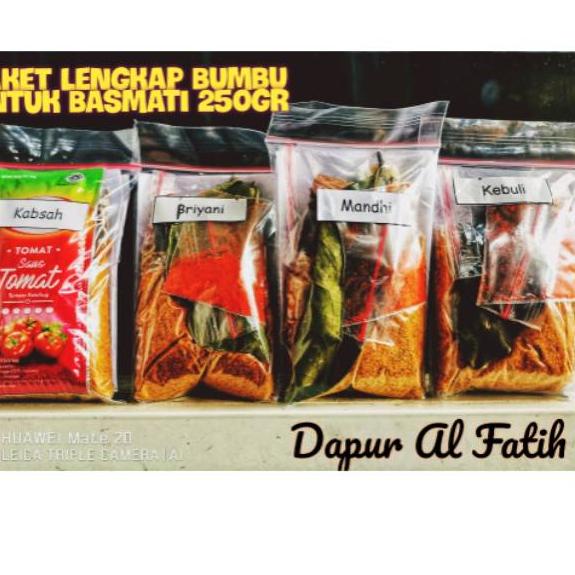 

SALE!!Paket Lengkap Bumbu Nasi Briyani, Mandhi, Kabsah dan Kebuli|KD1