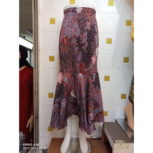 Realpict rok duyung prisket batik//rok batik modern//rok prisket//rok duyung batik