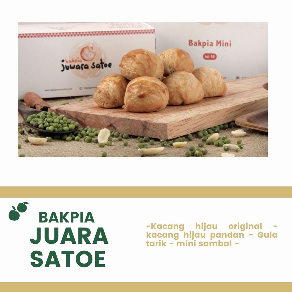 

Bakpia Juwara Satoe FREE SAFETY PACKAGING DAN BUBBLE