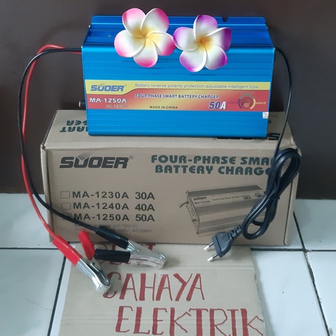 Charger CAS AKI 50A DC 12V SOUER CAS ACCU DC 12V