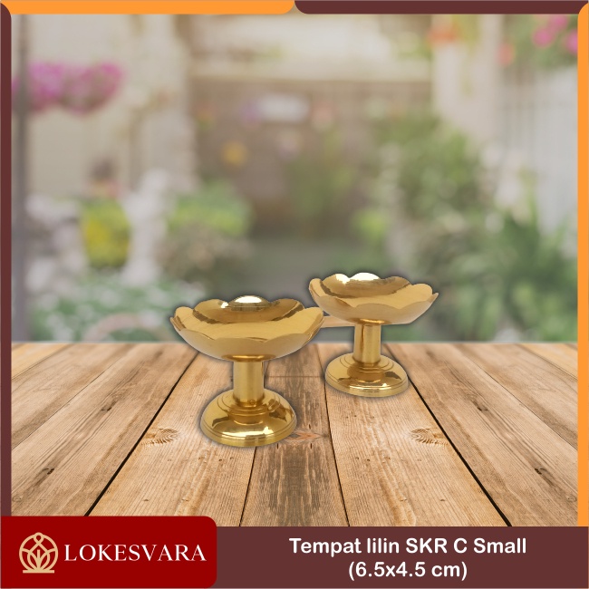 Tempat Lilin (Candle Holder) Kuningan SKR Small dan Medium