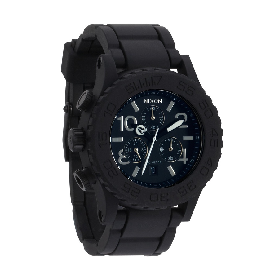 Nixon 42-20 Rubber Chrono Black A309000