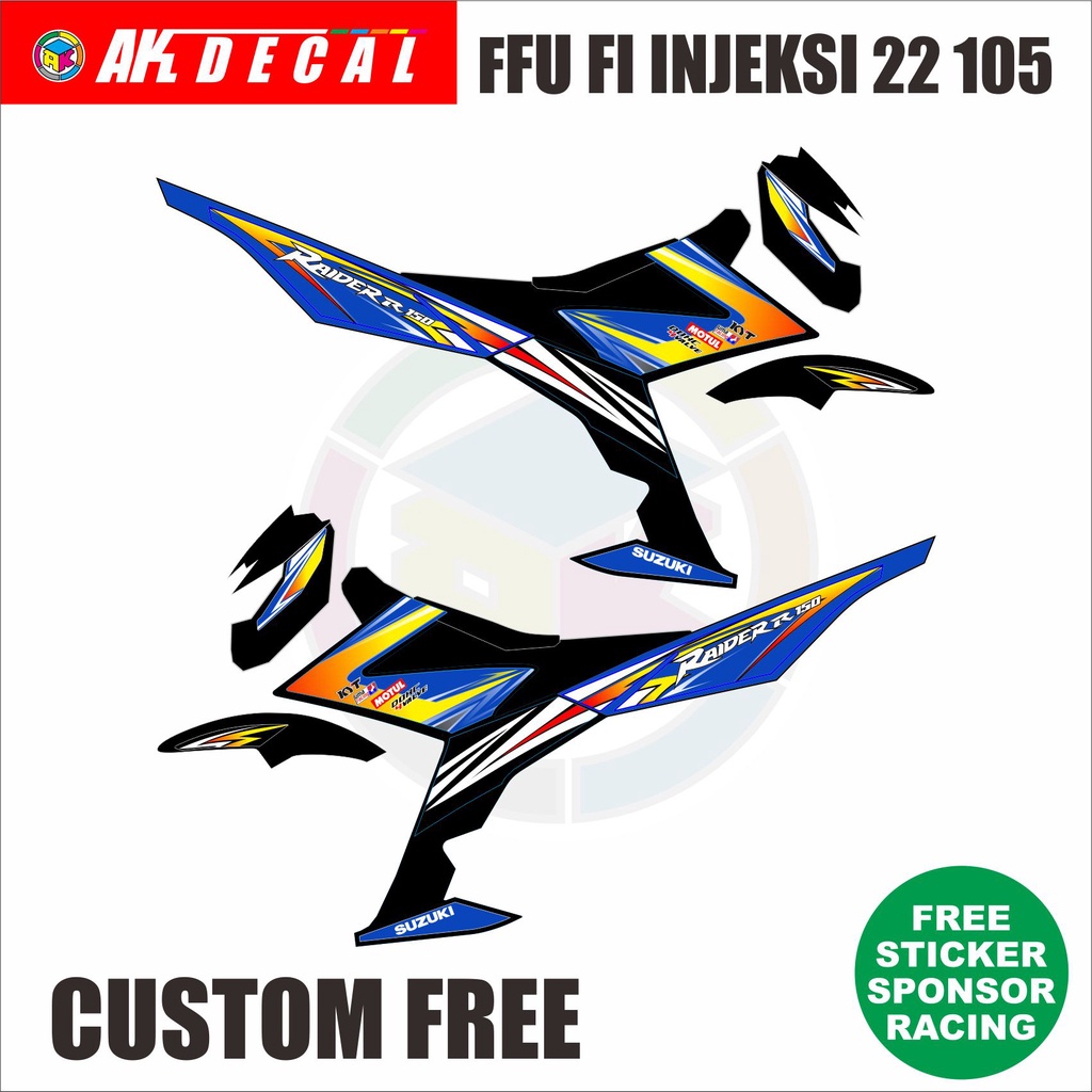 STRIPING LIVERY SATRIA F150 FI INJEKSI CUSTOM 22105