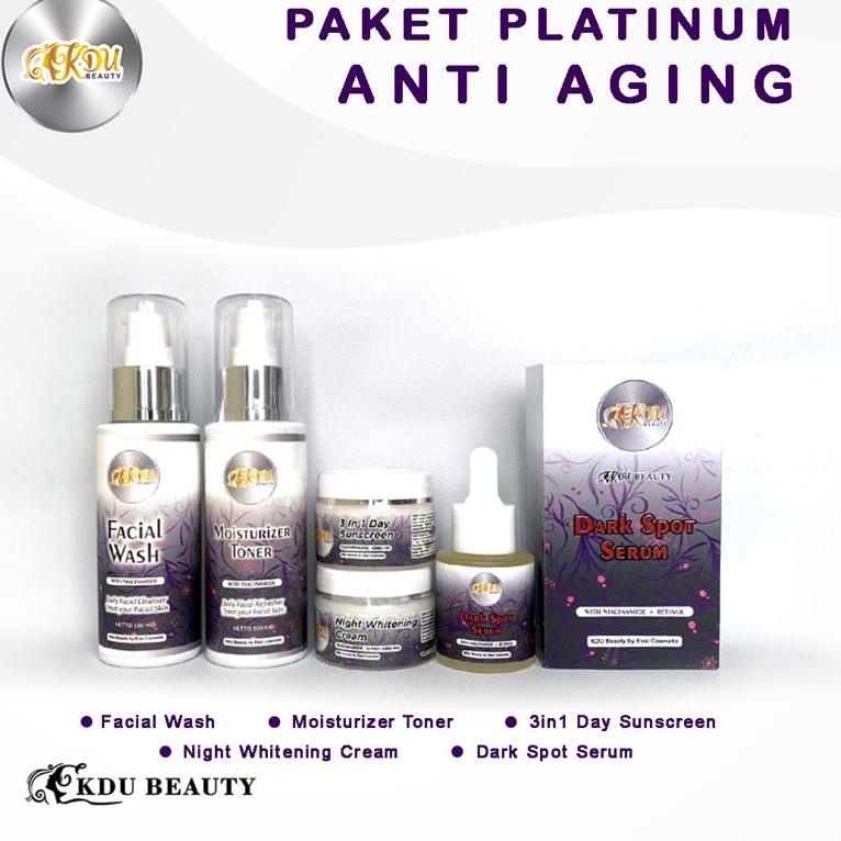 [KODE 7000] Paket platinum anti aging kdu beauty by essi cosmetic