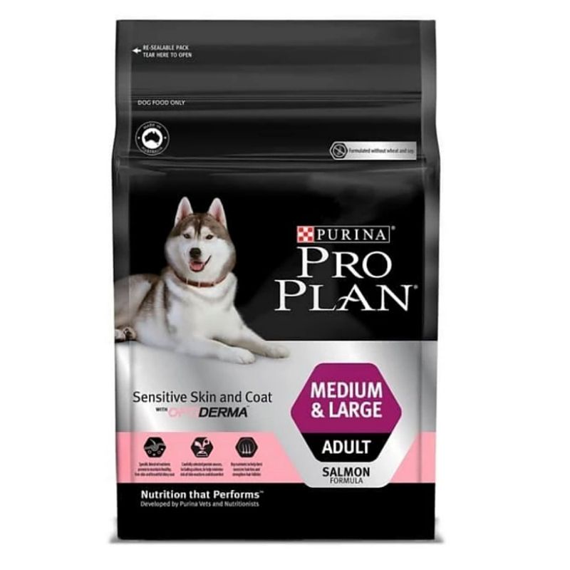 12KG PROPLAN PRO PLAN MEDIUM AND LARGE SENSITIVE SKIN AND COAT FOR DOG