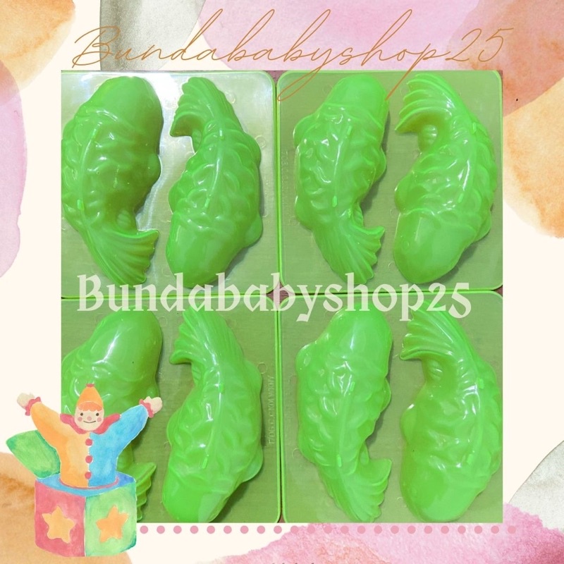 Cetakan puding bentuk ikan koi,Cetakan puding ikan koi,Cetakan cokelat ikan koi #bundababyshop25