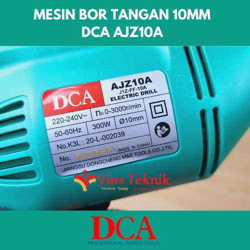 Mesin Bor Tangan 10Mm Drill Driver Ajz10A Dca Ajz 10 A