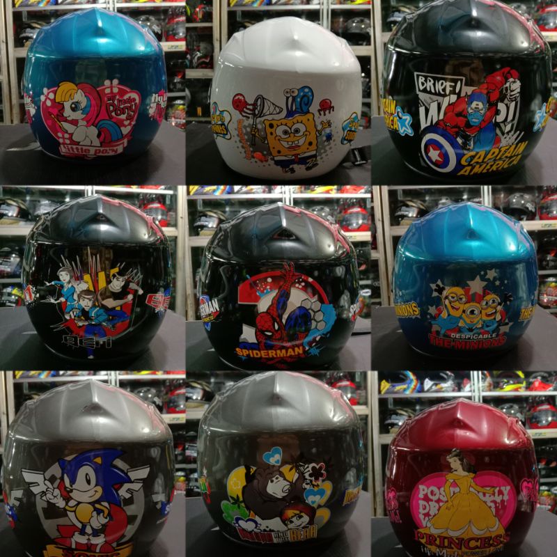 HELM ANAK TSK USIA 2 - 3  TAHUN