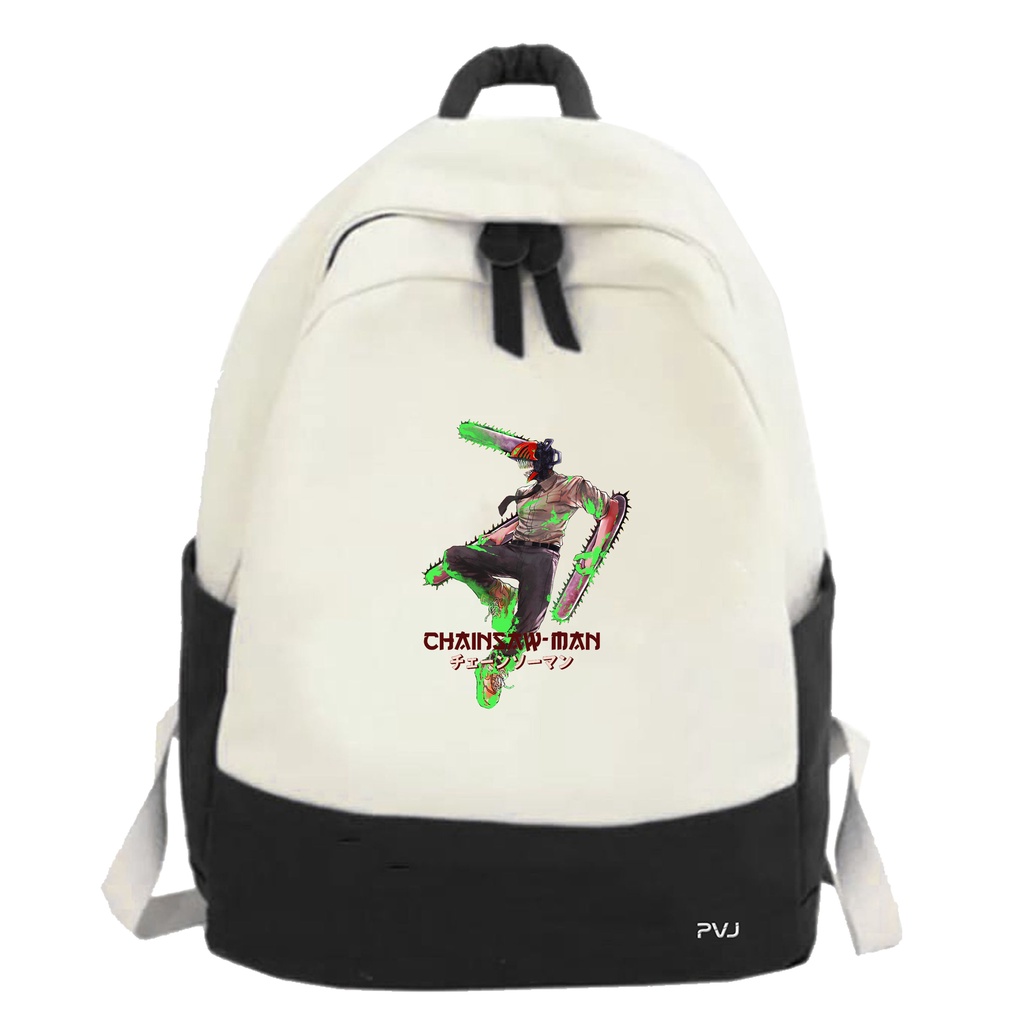 PVJ - Tas Ransel Anak Sekolah Anime Chainsaw Man Denji Ancient Devil