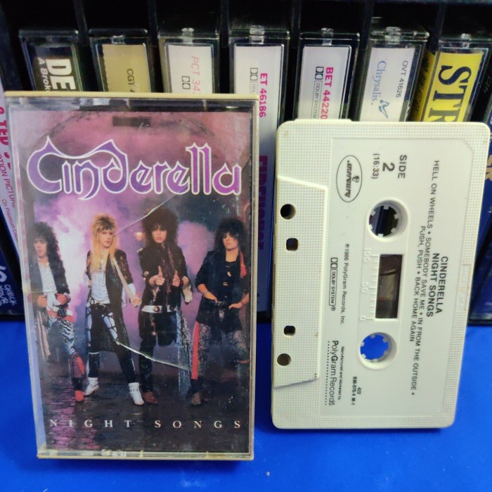 Cinderella - Night Songs (kaset pita)