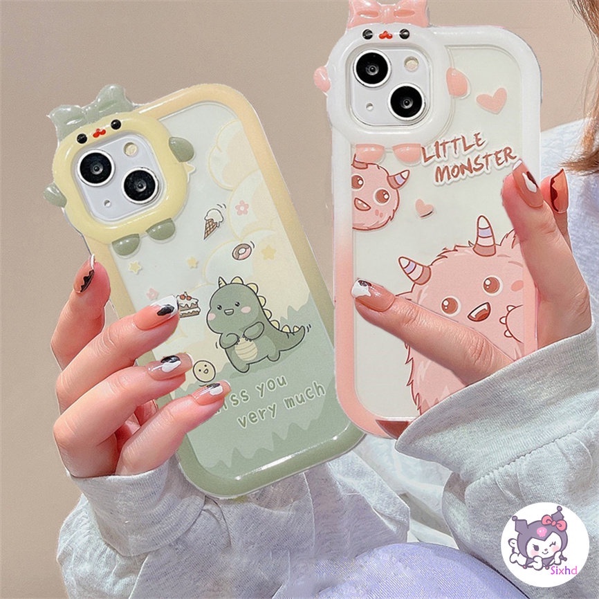 Realme Soft Case Pelindung Desain Kartun Monster Kecil Lucu Untuk C35 C31 C30 C25Y C21Y C25 C15 C12 C11 C21 C20 C17 C3 9i 7i 6i 5i 5s 5 Narzo 50A