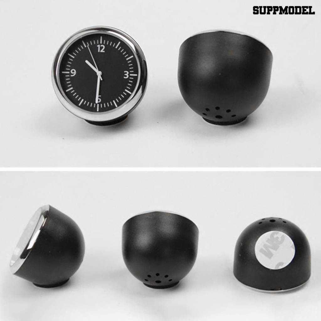 [Dekorasi] Jam Tangan Quartz Mini Interior Mobil Jam Hygrometer Termometer Dashboard Ornamen