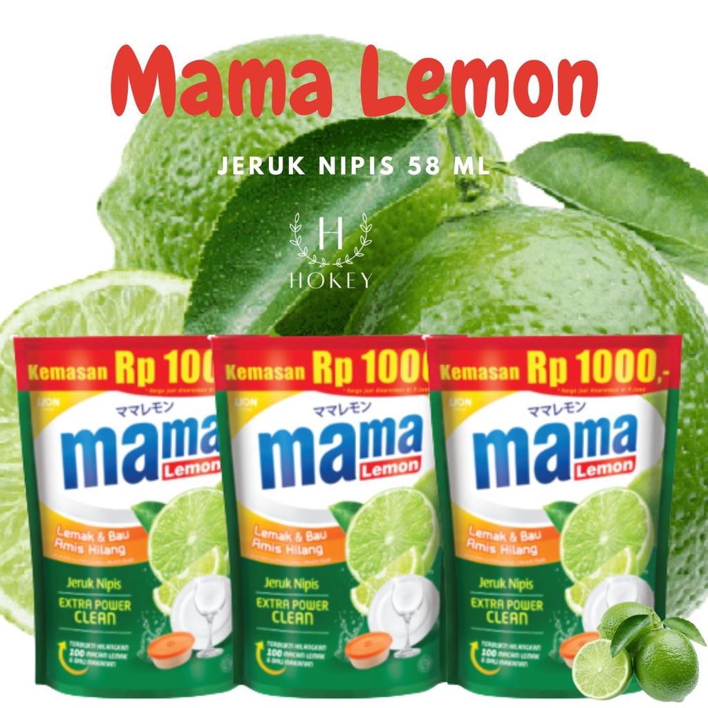 Mama Lemon Sabun Cuci Piring Sachet 58ml