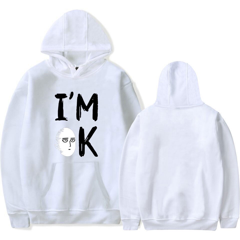 I'M OK Jumper Hoodie II  Sweater Hoodie Trendy II Sweter Oblong Topi Sz M - XL ( Pria &amp; Wanita / Anak &amp; Dewasa )