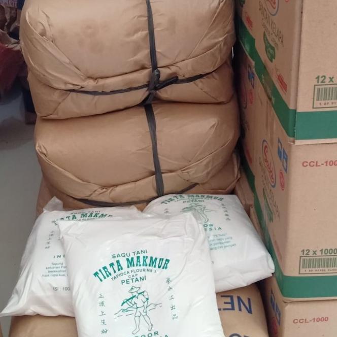

Tepung Sagu Tani Tirta Makmur Tepung Tapioka Cap Petani Ball 1000Gr Premium