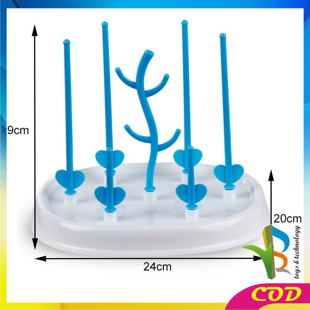 RB-C52 Rak Botol Susu Bayi / Baby Bottle Drying Rack / Rak Pengering Botol Dot Perlengkapan Bayi