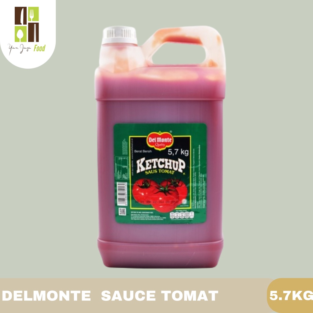 Del Monte/delmonte Sauce Sambal Jerigen [Extra Hot 5.5kg / Saus Tomat 5.7kg]