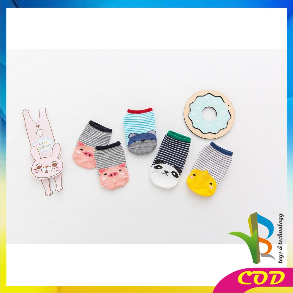 RB-P11-P14 Kaos Kaki Pendek Anak Bayi Bahan Katun Kaus Kaki Karakter Lucu Model Korea Import Murah