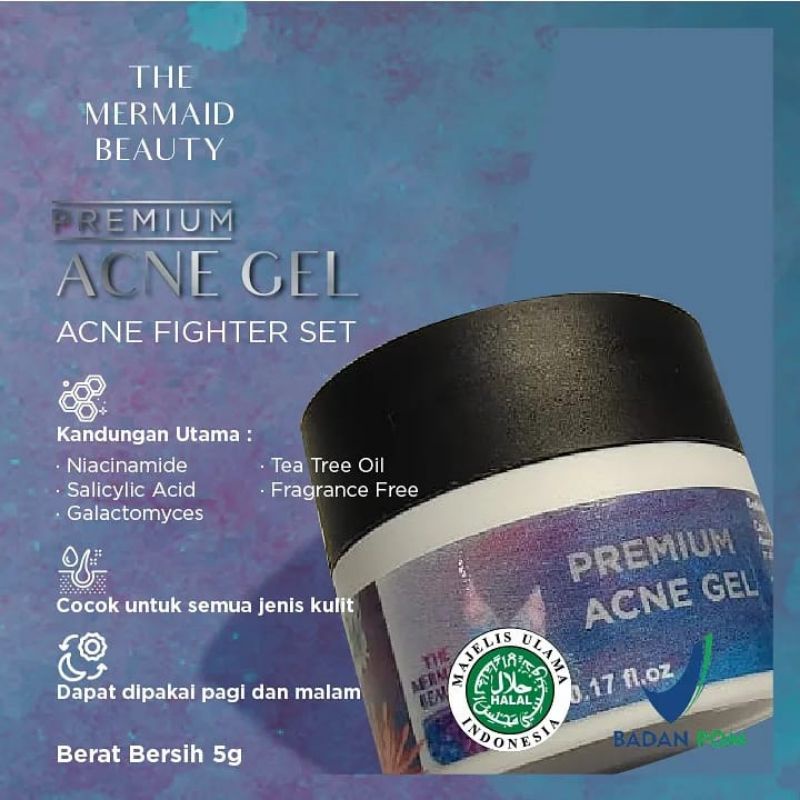 🇰🇷The Mermaid Beauty Acne Care Gel totol noda bekas jerawat 5g Racikan Dr. Korea