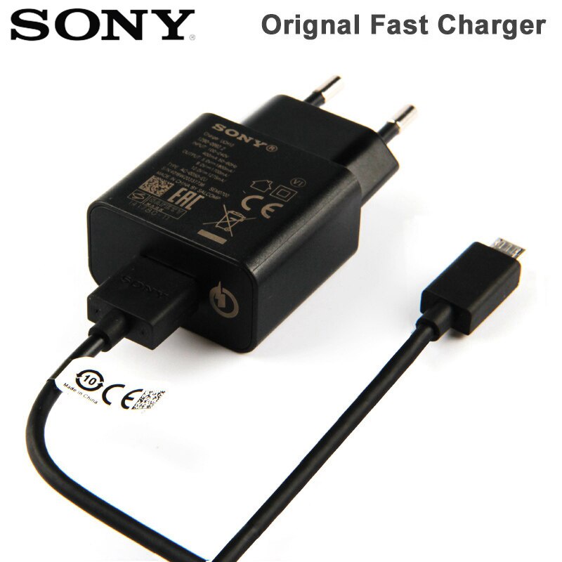 Charger Sony Original 100% UCH-12 Charger Sony 4A / AC-0051-EU Charger Sony Xperia Charger cas Sony TYPE-C Fast Charging