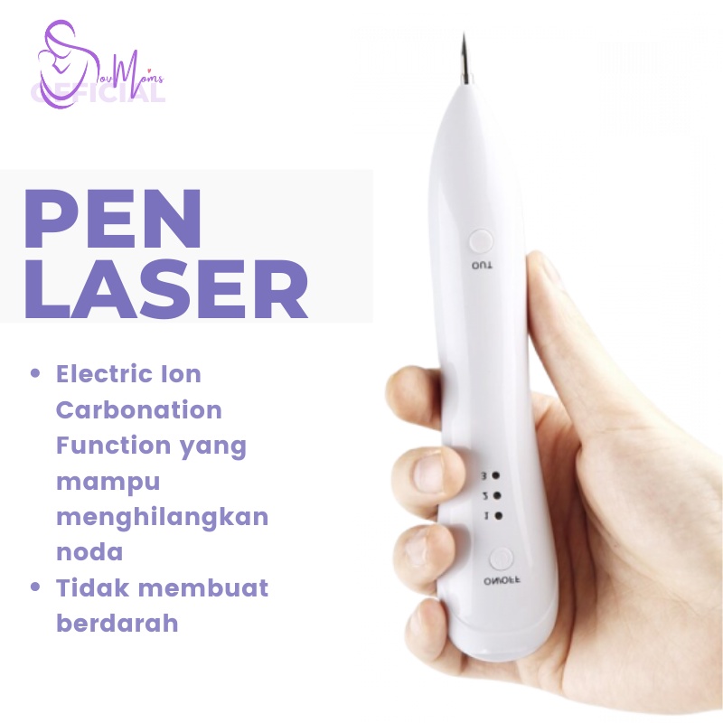 Penghilang Tahi Lalat Dark Spot Flek Hitam Bekas Luka Bakar Jerawat Membandel Perawatan Kecantikan Kulit Wajah Pria Wanita Elektrik Pen Laser Menghilangkan Pembersih Tato Tatto Sulam Alis Kutil Komedo Hidung Plek Hitam Di Wajah Permanen Premium Original