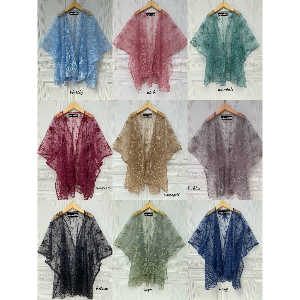 	 PROMO KEBAYA CAPE OUTER CARDIGAN TILLE PREMIUM	