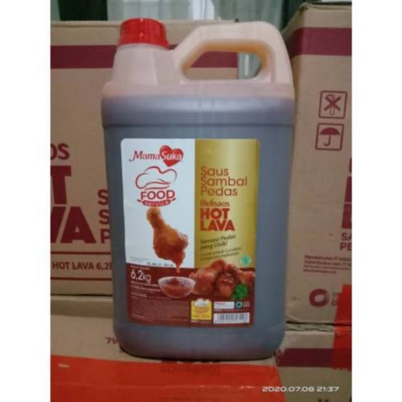 

saus hot lava besar jurigen 6,2kg