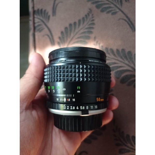 Minolta MC Rokkor 58mm F1.2 Rare Item mulus