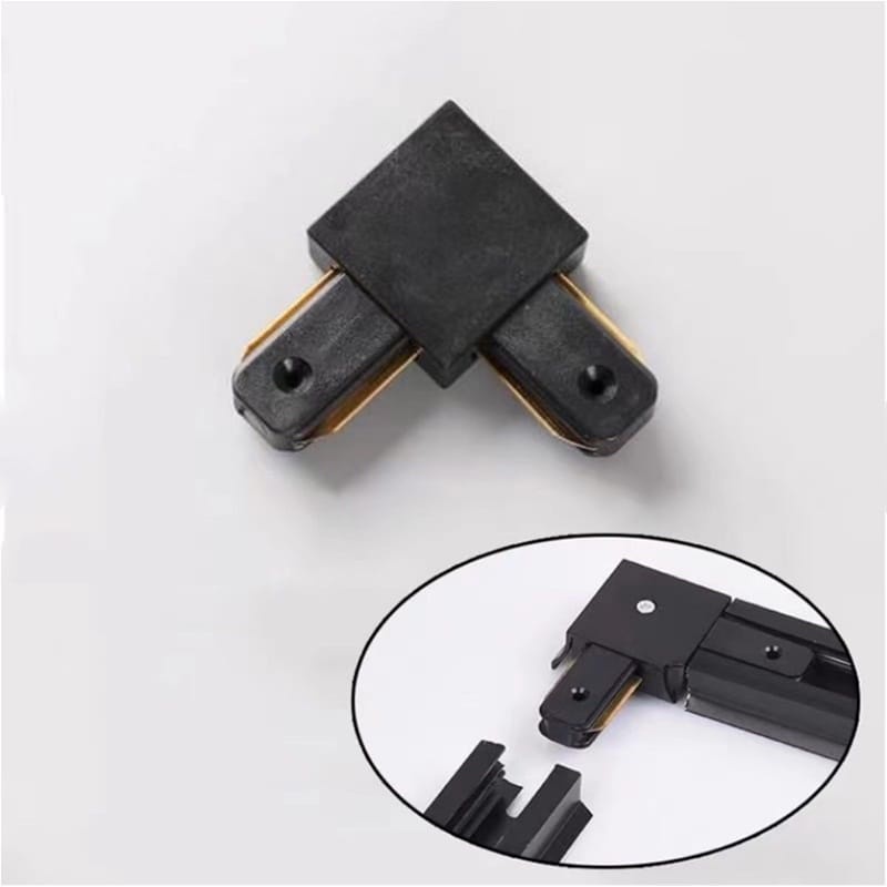 Golden LED Track Spotlight Connector 1pcs