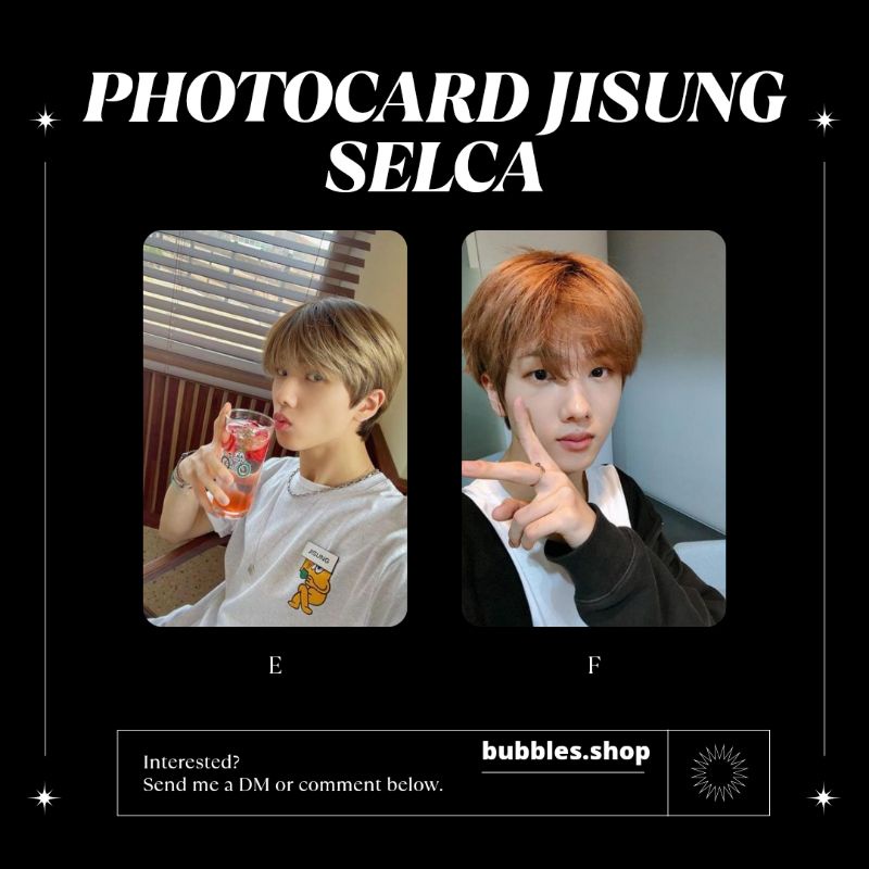 PHOTOCARD UNOFFICIAL JISUNG NCT SELCA