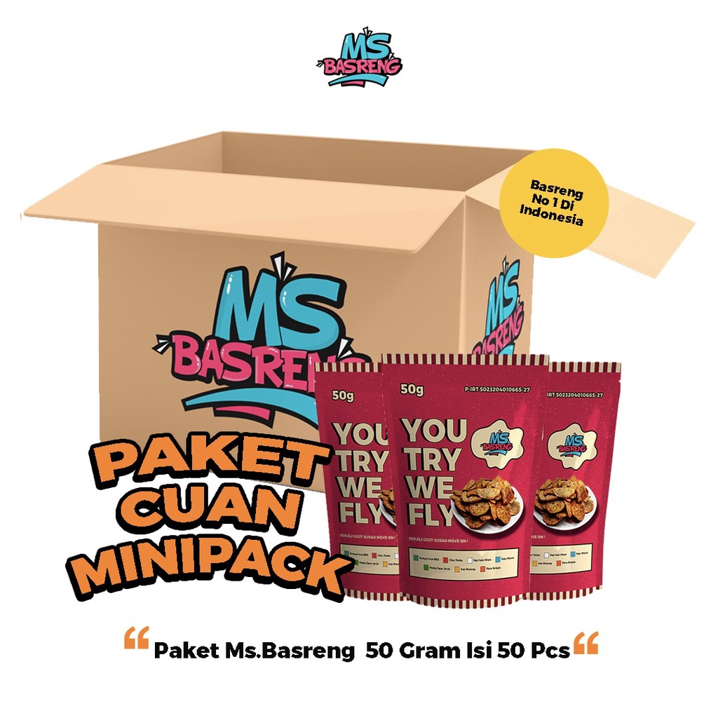 

Basreng - Ms.Basreng Paket Cuan 50Gr ( 50Pcs )