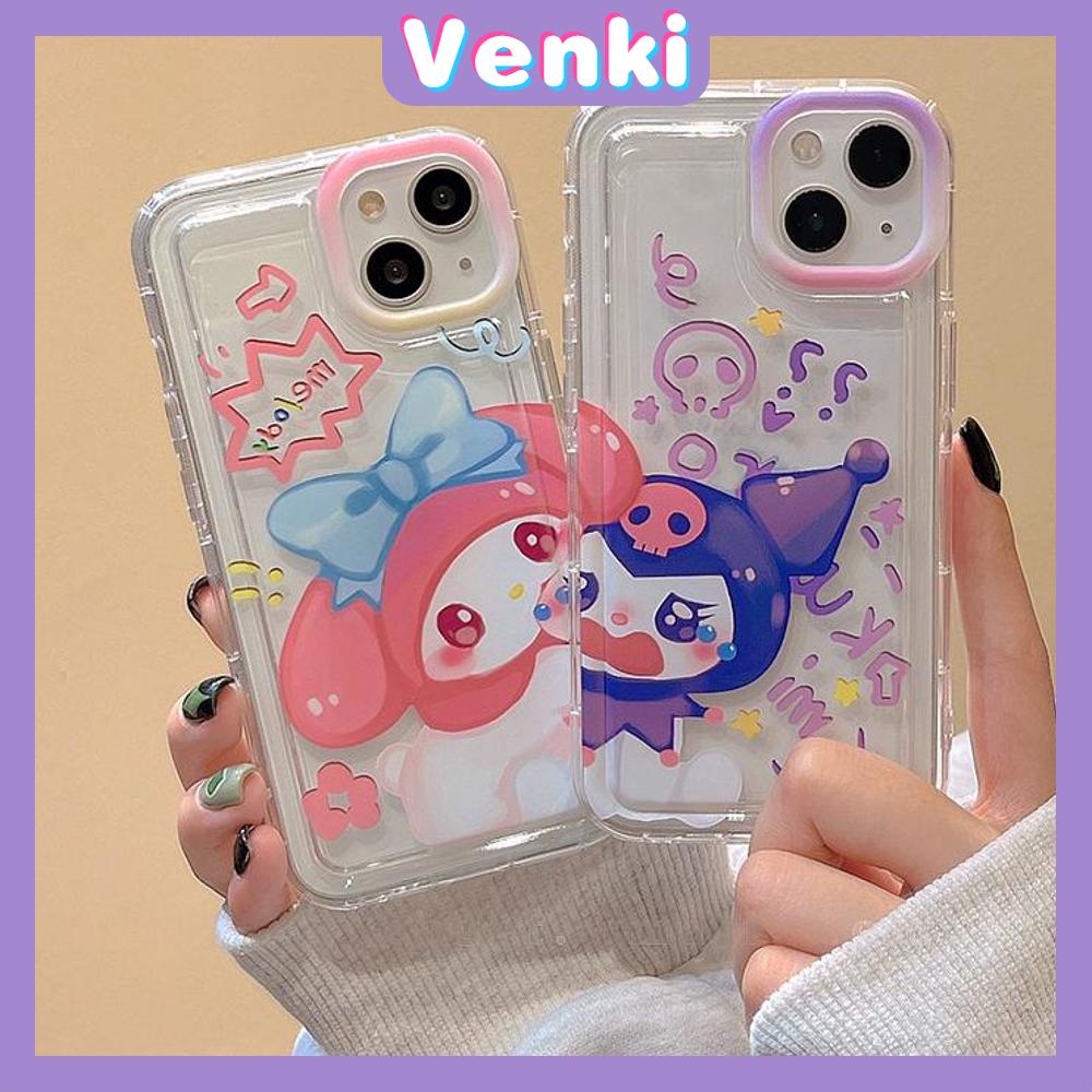 Case For iPhone 14 Pro Max TPU Soft Jelly Airbag Clear Case Cute Cartoon Case Camera Protection Shockproof For iPhone 14 13 12 11 Plus Pro Max 7 Plus X XR