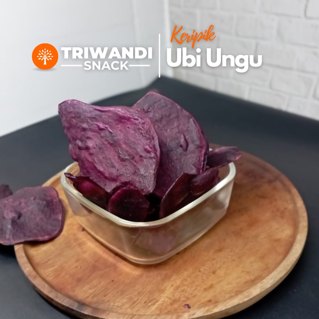 

Keripik ubi ungu 100 - 250 gr TRIWANDI SNACK oleh oleh bandung