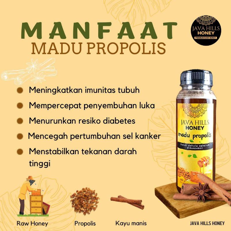 

Madu Propolis Java Hills Honey Madu Herbal Madu enak
