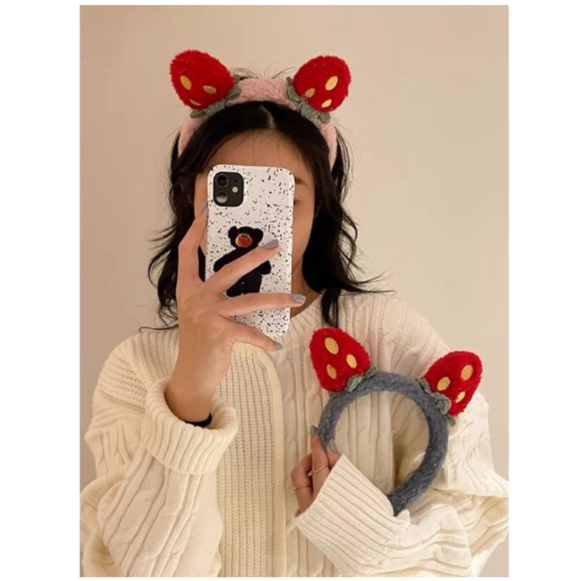 BANDO MANDI / BANDO CUCI MUKA / BANDO MAKEUP KOREA MOTIF KUCING BERUANG BUNGA / HAIRBAND MASKERAN / TOWN SHELL FLUFFY CAT BEAR HEADBAND / BANDO BULU KARAKTER TELINGA BERUANG BULU KOREA / BANDANA EMPUK BESAR IMPORT / AKSESORIS RAMBUT / BANDO LUSI ZHAO