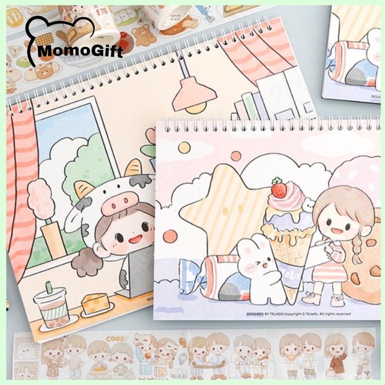 

BUKU STICKER BUKU BUAT TEMPELAN KOLEKSI STIKER AESTHETIC - TLD35 TERLARISS...,,,,,