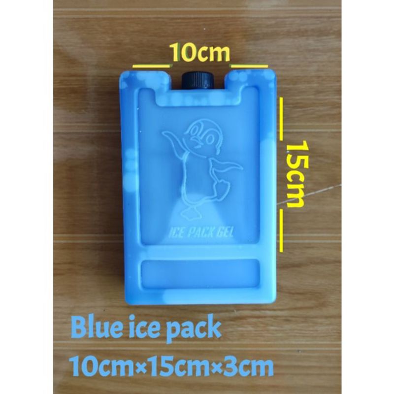 ice pack gel thermafreeze dry ice gel blue ukuran medium 15 × 10 × 3cm ice gel