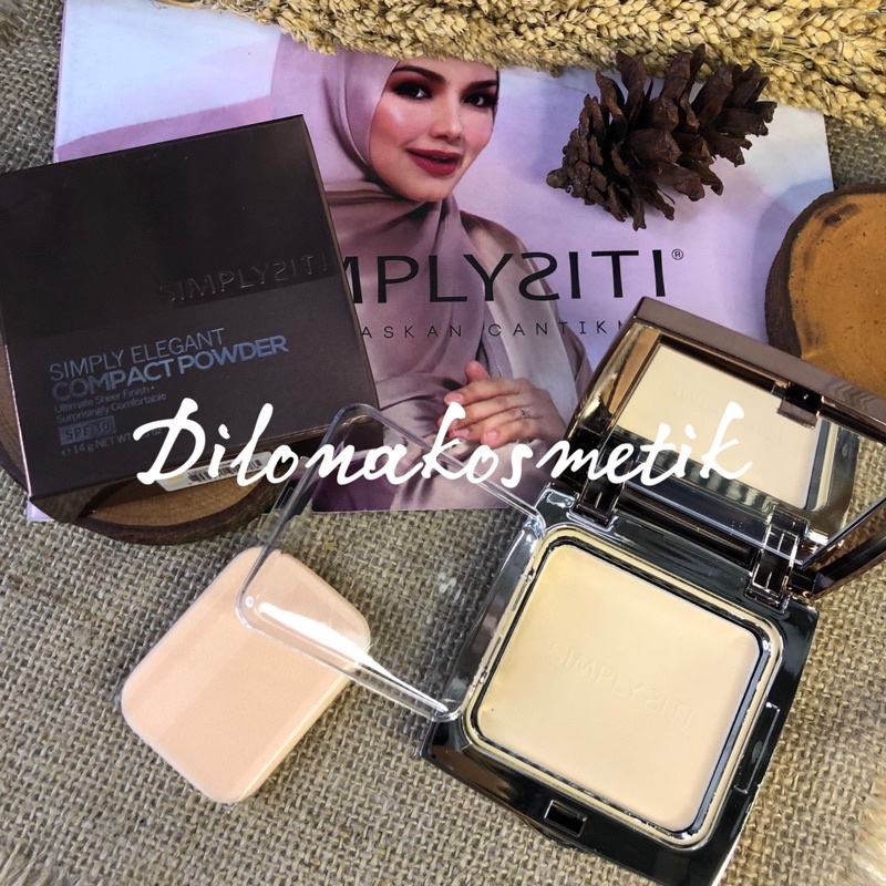 Jual SimplySiti Elegant Compact Powder SPF 30 | Shopee Indonesia