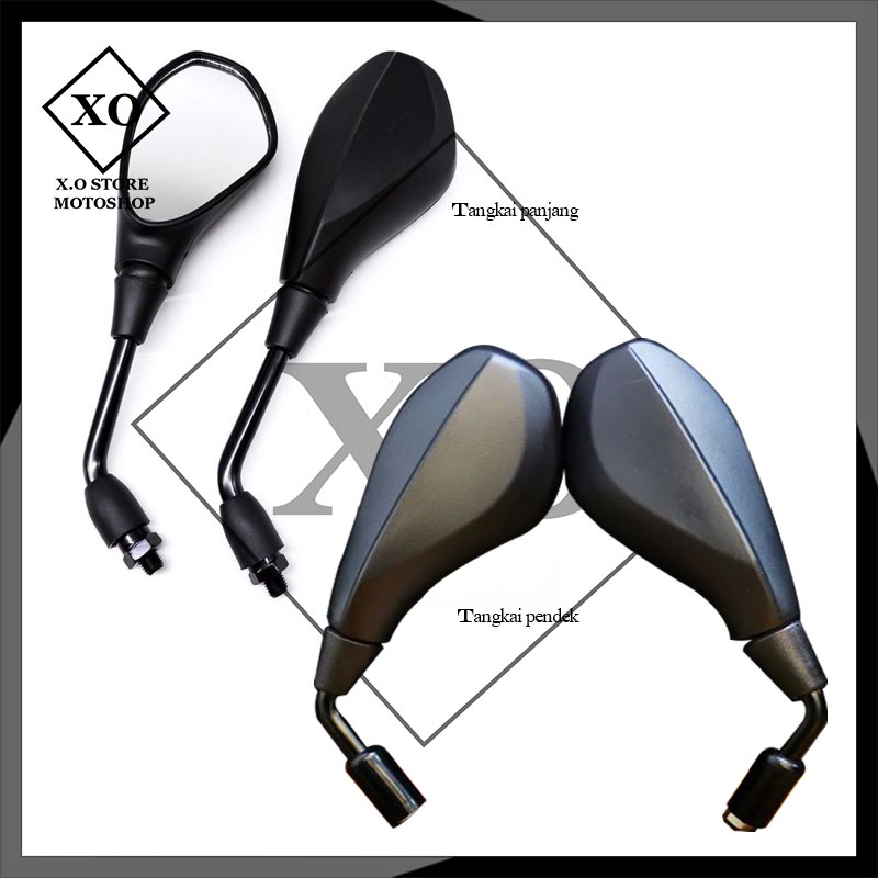 Neo spion motor bmw polos model bmw vario mio beat scoopy pcx revo honda tangkai Pendek Tangkai