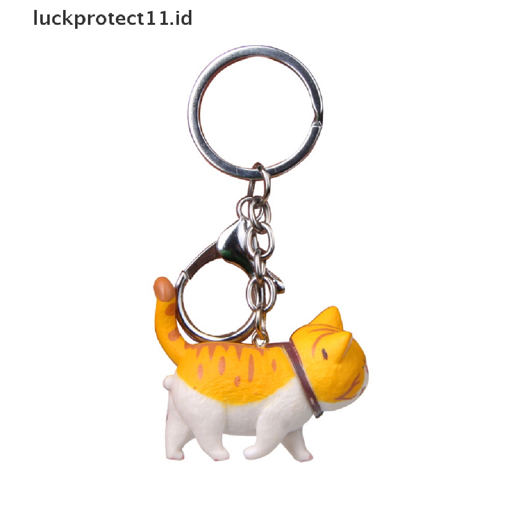 /Fashion Hot// Fashion// New Lovely Cat Kitten Keychain Keyring Handbag Liontin Ornamen Mainan Anak Hadiah.