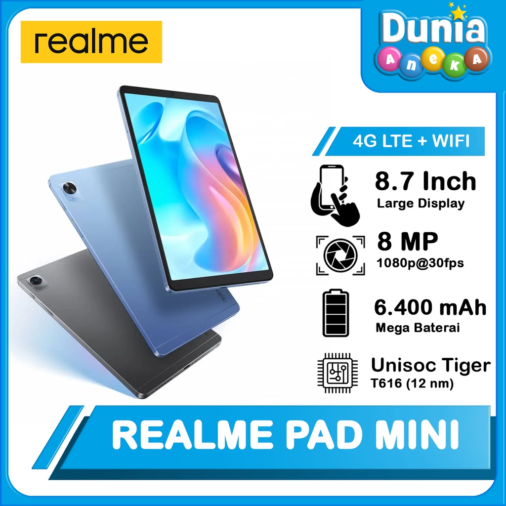 REALME PAD MINI LTE 8.7 INCH - GARANSI RESMI REALME