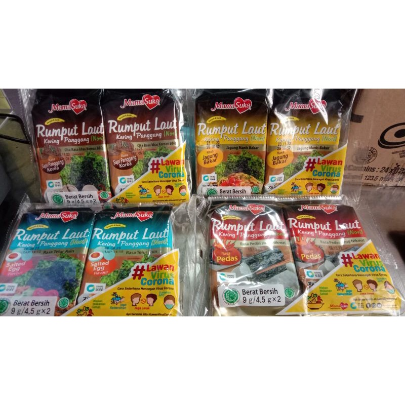 

Rumput laut mamasuka 4.5gr