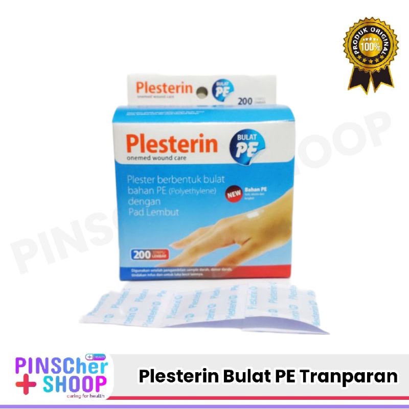 Plesterin Bulat PE Tranparan OM Box 200 Pcs